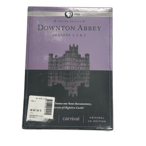 DOWNTON ABBEY - LIMITED EDITION BOX SET - SEASONS 1 2 3 DVD UK EDITION PBS